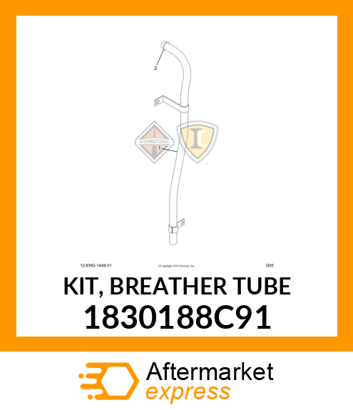 KIT, BREATHER TUBE 1830188C91