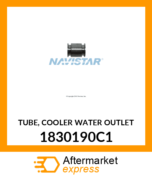 TUBE, COOLER WATER OUTLET 1830190C1