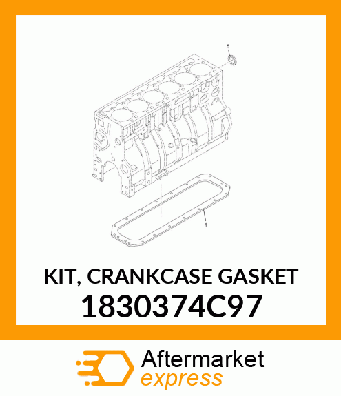 KIT, CRANKCASE GASKET 1830374C97