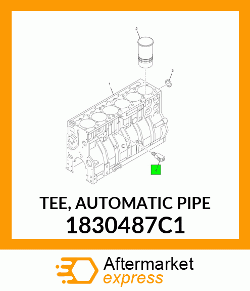 TEE, AUTOMATIC PIPE 1830487C1