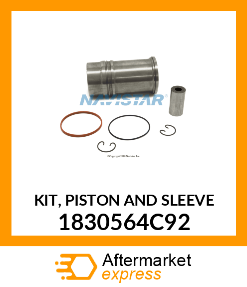 KIT, PISTON AND SLEEVE 1830564C92