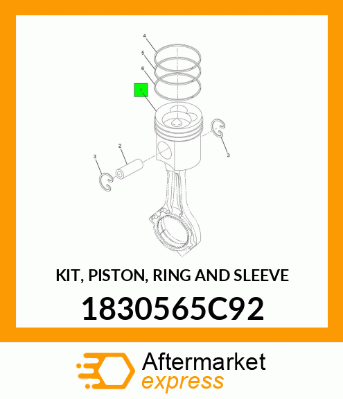 Cylinder Kit New Aftermarket 1830565C92