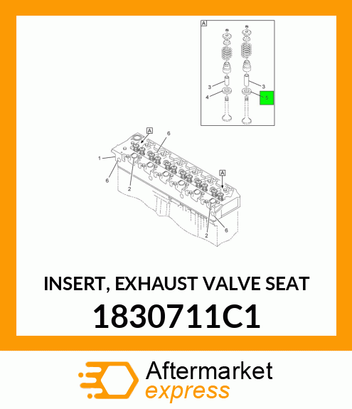 Insert - Valve - Exh 1830711C1