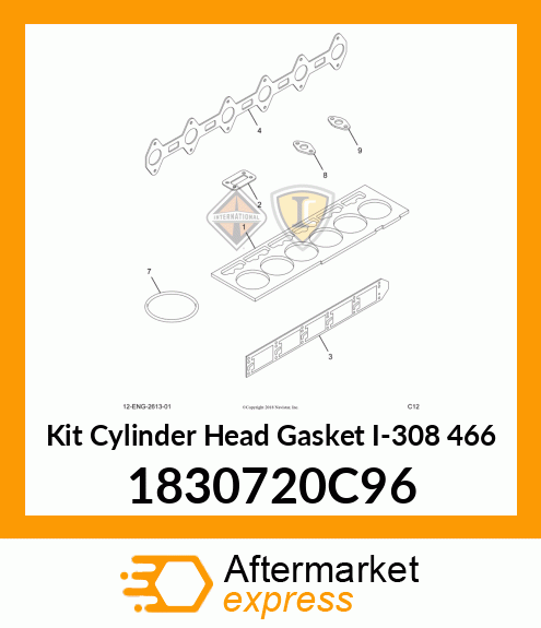 Kit Cylinder Head Gasket I-308 466 1830720C96