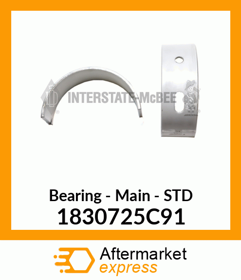 Bearing - Main - STD 1830725C91