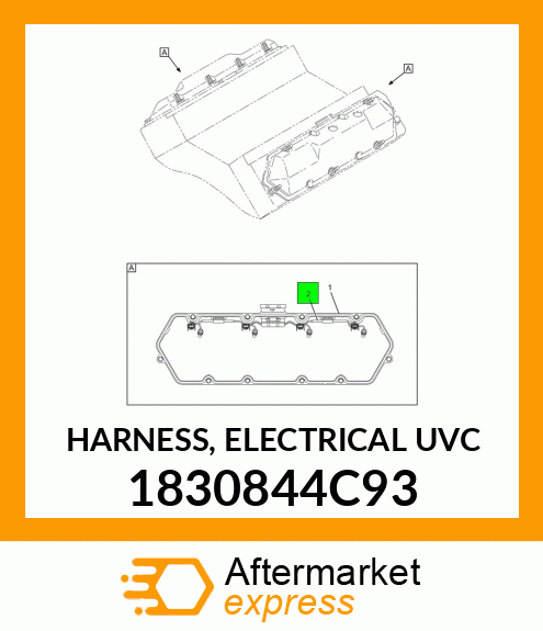HARNESS, ELECTRICAL UVC 1830844C93