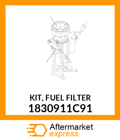 KIT, FUEL FILTER 1830911C91