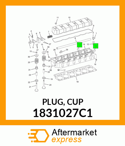 PLUG, CUP 1831027C1