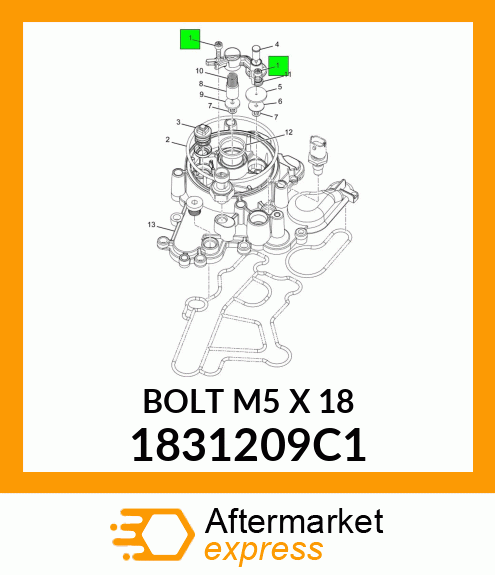 BOLT M5 X 18 1831209C1