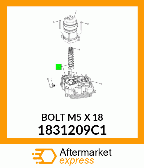 BOLT M5 X 18 1831209C1