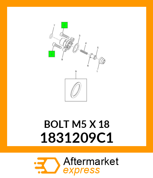 BOLT M5 X 18 1831209C1