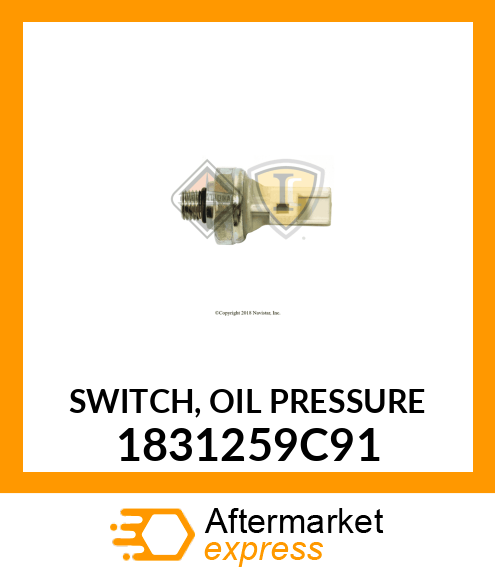 SWITCH, OIL PRESSURE 1831259C91