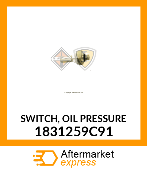 SWITCH, OIL PRESSURE 1831259C91