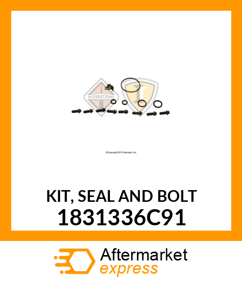 KIT, SEAL AND BOLT 1831336C91