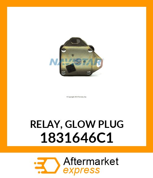 RELAY, GLOW PLUG 1831646C1