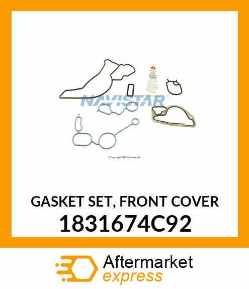 GASKET SET, FRONT COVER 1831674C92