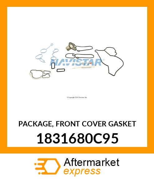 Front Timing Cover Gasket Kit New Aftermarket 1831680C95