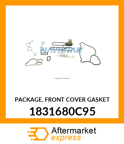 Front Timing Cover Gasket Kit New Aftermarket 1831680C95