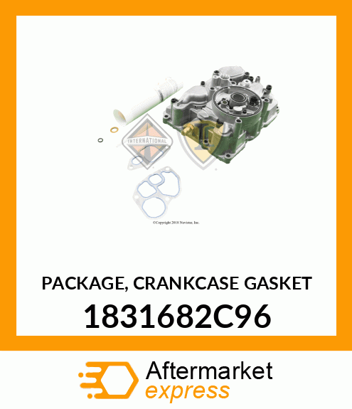 PACKAGE, CRANKCASE GASKET 1831682C96