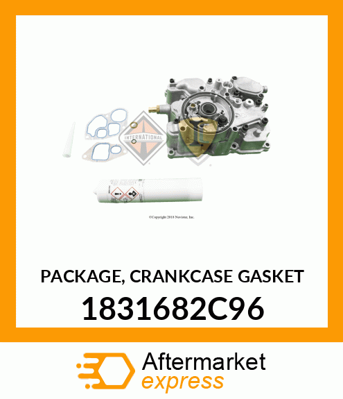 PACKAGE, CRANKCASE GASKET 1831682C96