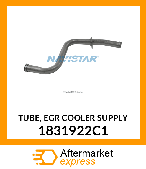 TUBE, EGR COOLER SUPPLY 1831922C1