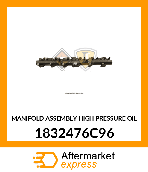 MANIFOLD ASSEMBLY HIGH PRESSURE OIL 1832476C96