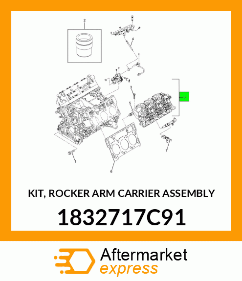 KIT, ROCKER ARM CARRIER ASSEMBLY 1832717C91