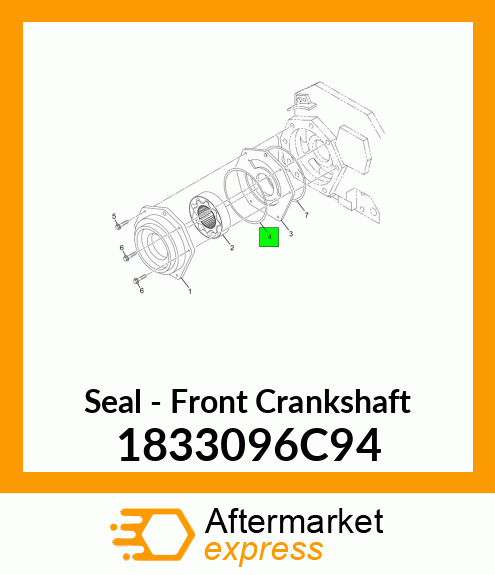 Seal - Front Crankshaft 1833096C94