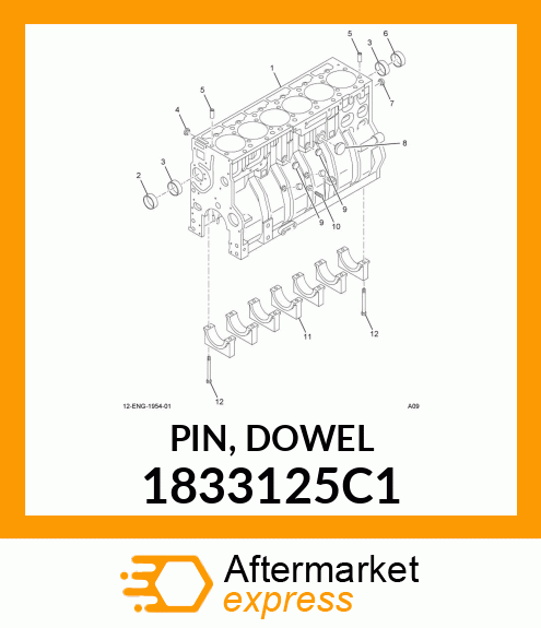 PIN, DOWEL 1833125C1