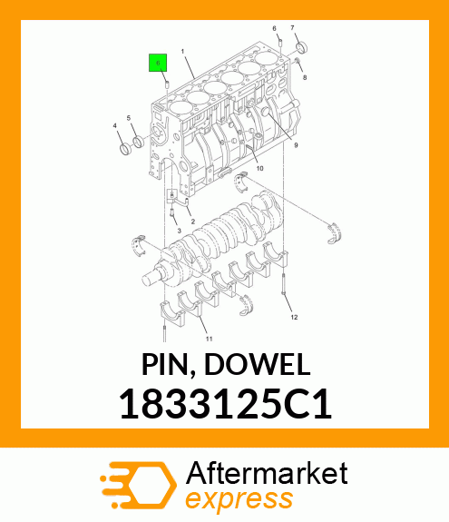 PIN, DOWEL 1833125C1