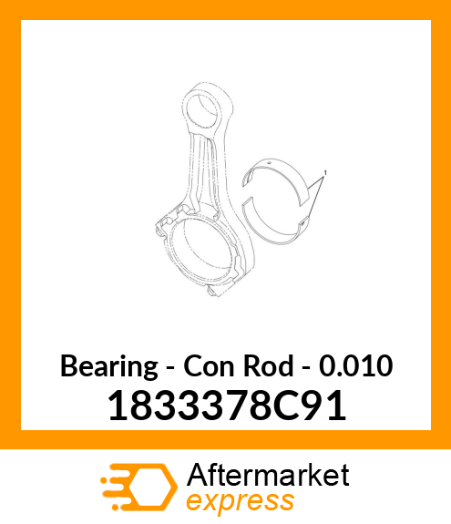Bearing - Con Rod - 0.010 1833378C91