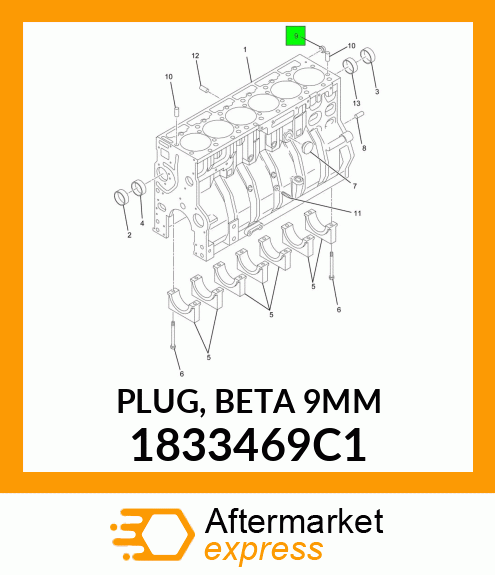 PLUG, BETA 9MM 1833469C1