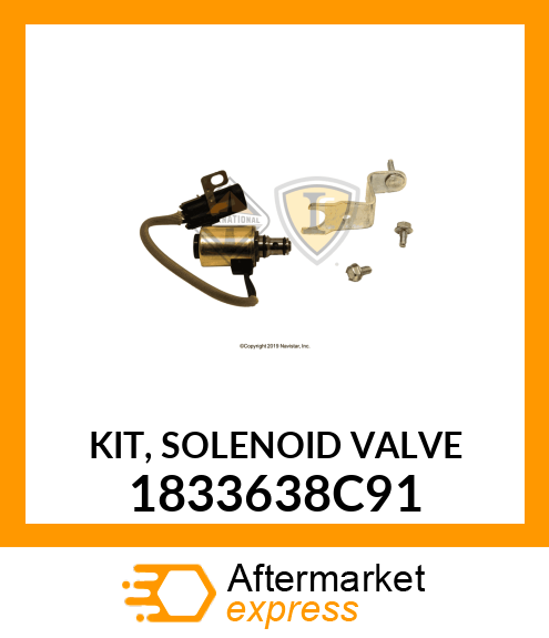 KIT, SOLENOID VALVE 1833638C91