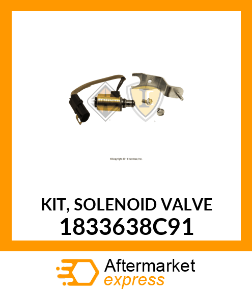 KIT, SOLENOID VALVE 1833638C91