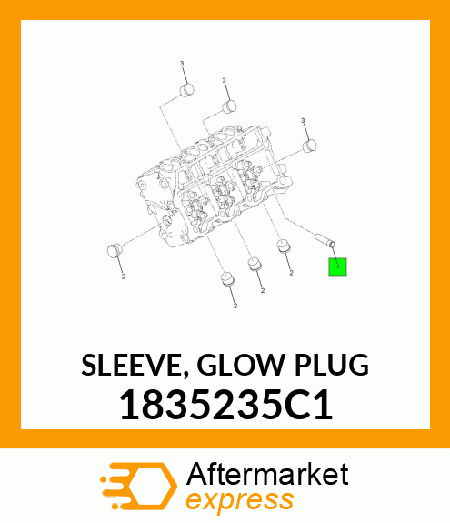 SLEEVE, GLOW PLUG 1835235C1