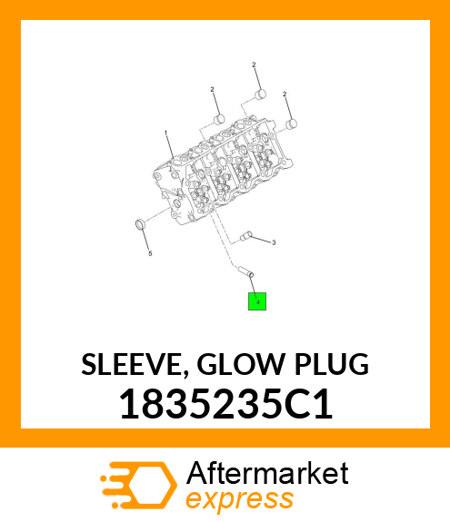 SLEEVE, GLOW PLUG 1835235C1