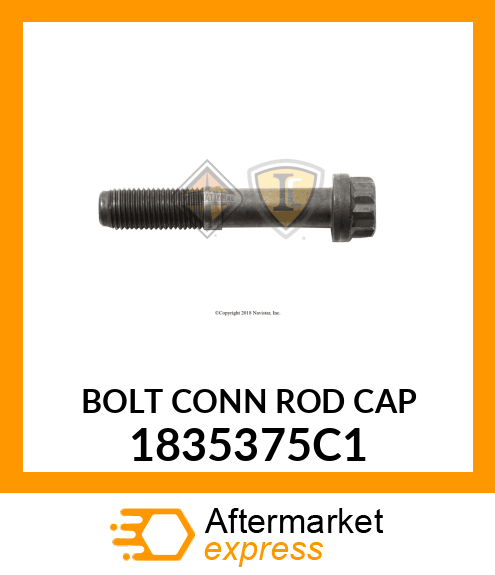 BOLT CONN ROD CAP 1835375C1