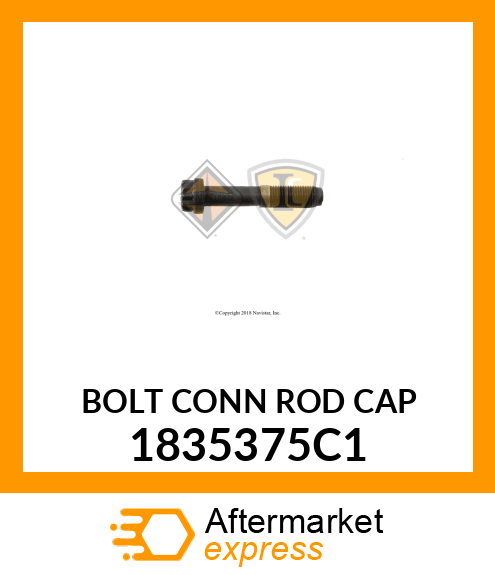 BOLT CONN ROD CAP 1835375C1