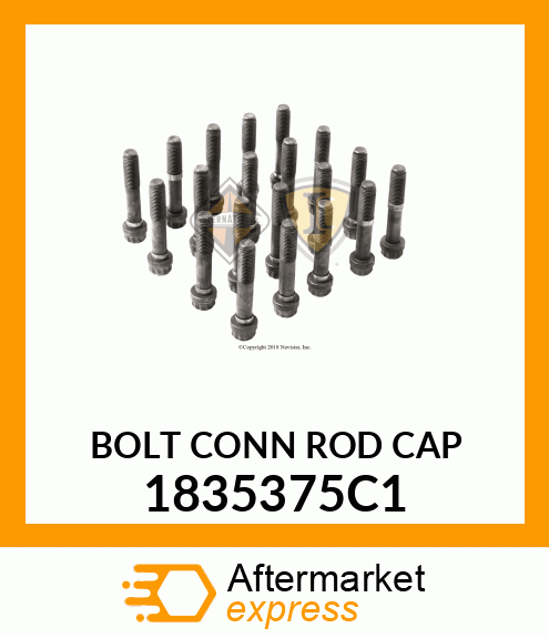 BOLT CONN ROD CAP 1835375C1