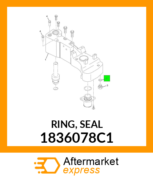 RING, SEAL 1836078C1