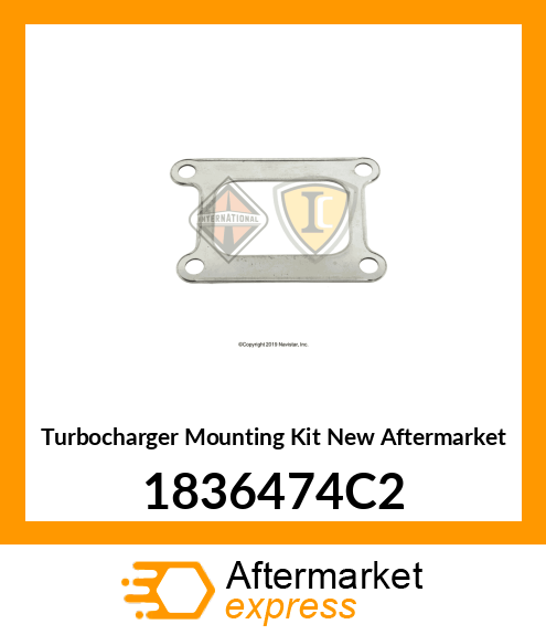 Turbocharger Mounting Kit New Aftermarket 1836474C2