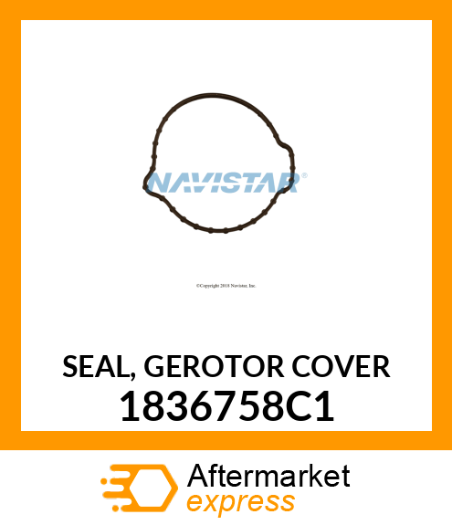 SEAL, GEROTOR COVER 1836758C1