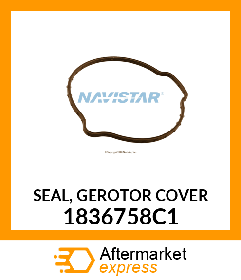 SEAL, GEROTOR COVER 1836758C1