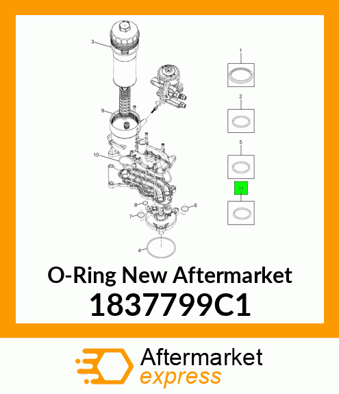 O-Ring New Aftermarket 1837799C1