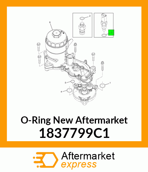 O-Ring New Aftermarket 1837799C1