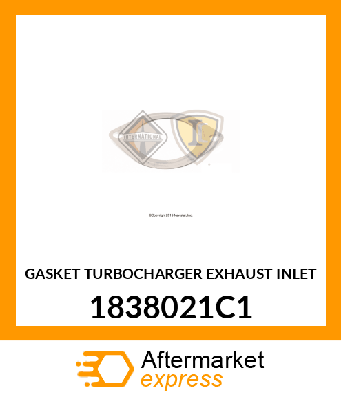 GASKET TURBOCHARGER EXHAUST INLET 1838021C1
