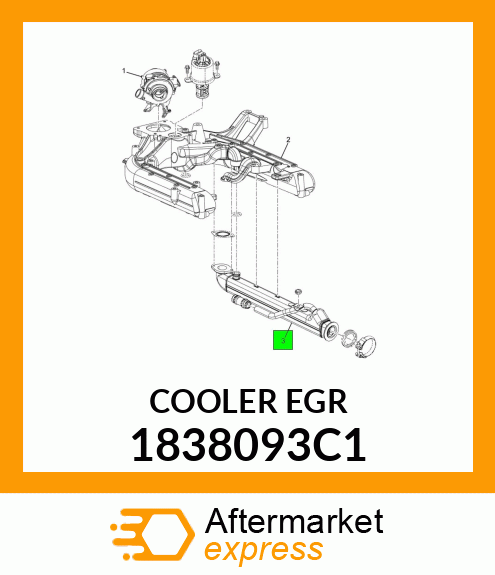 COOLER EGR 1838093C1