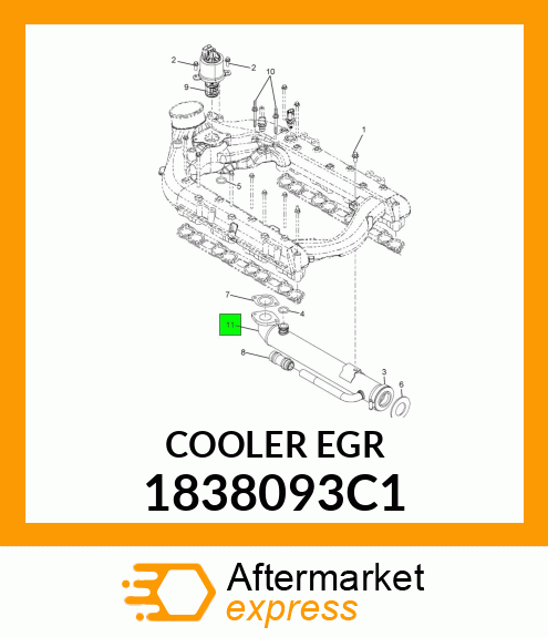 COOLER EGR 1838093C1