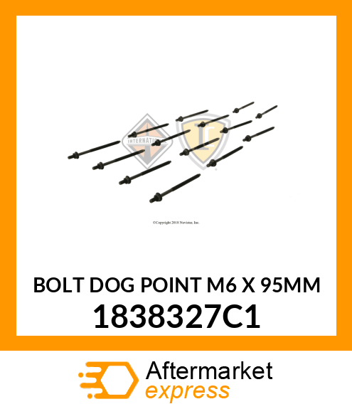 BOLT DOG POINT M6 X 95MM 1838327C1