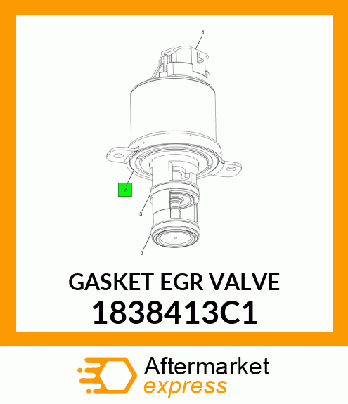 GASKET EGR VALVE 1838413C1
